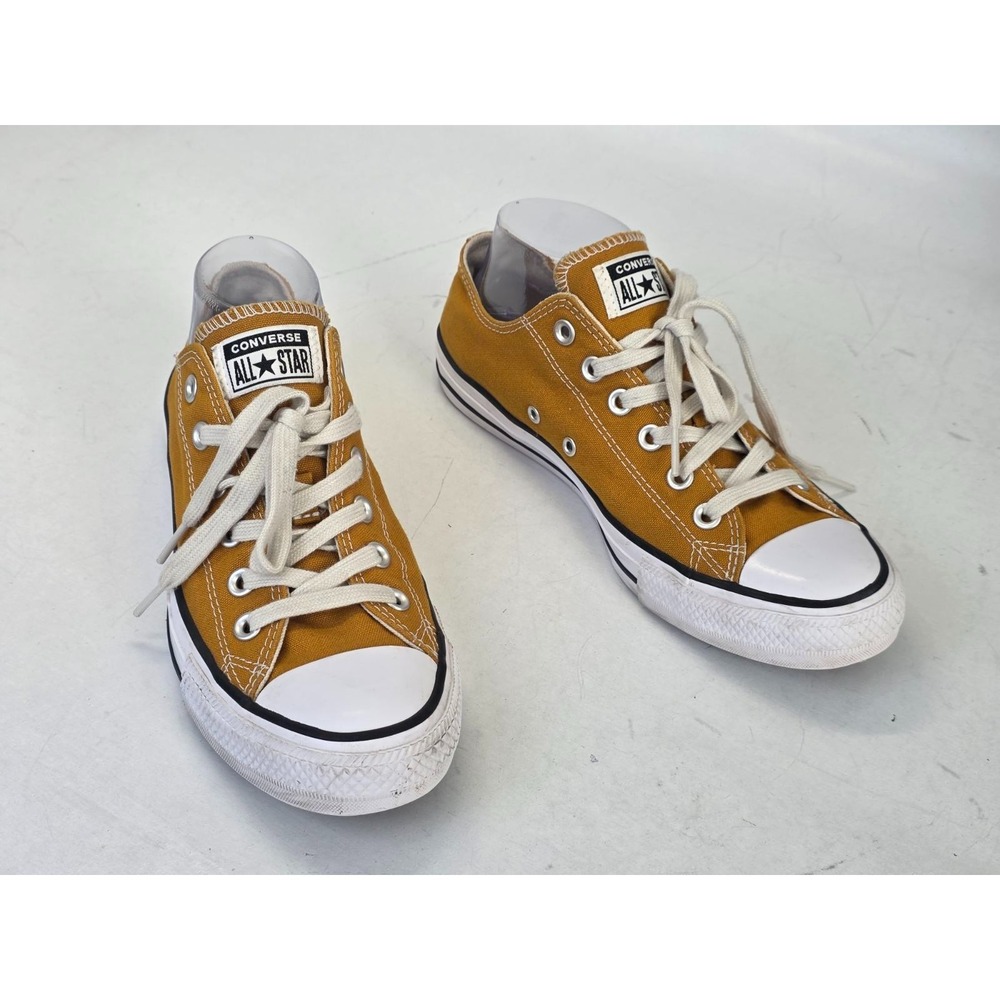 Converse All Star Men's Sneakers Size 7 Women's Size 9 Yellow White‎ Low Shoes